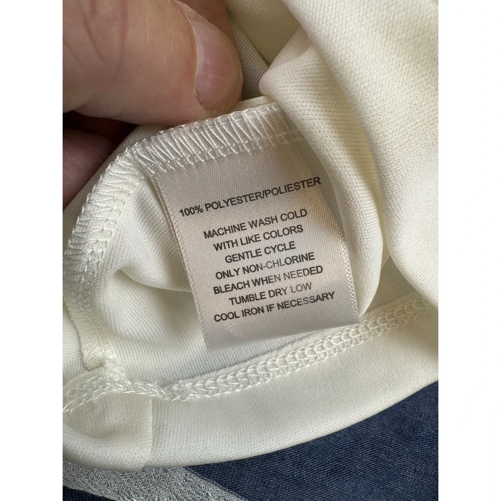 Sag Harbor Open Front Nautical Cardigan With Matching Tank Layer Set NWT Size XL